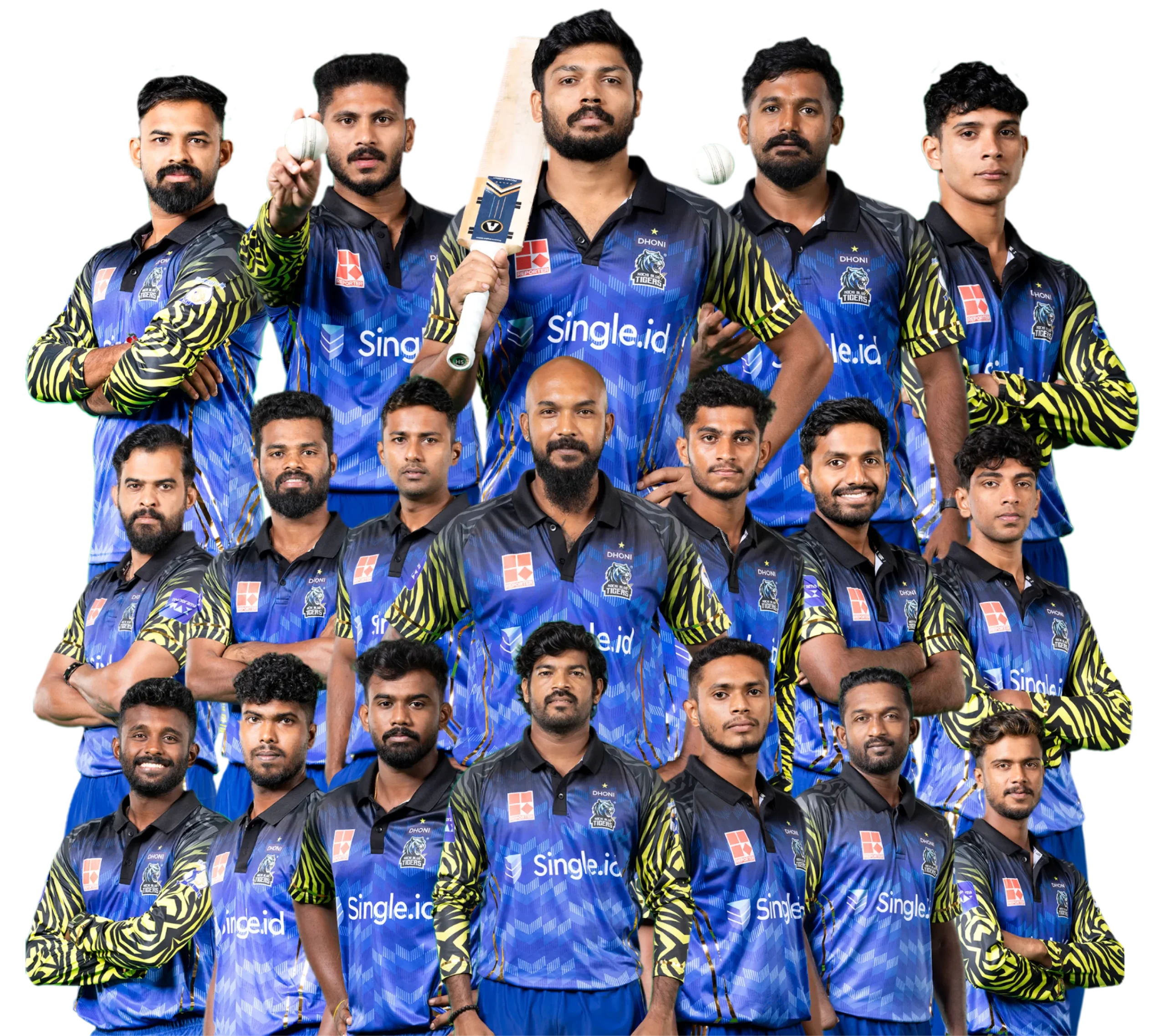 Kochi Blue Tigers cricket team mobile left side